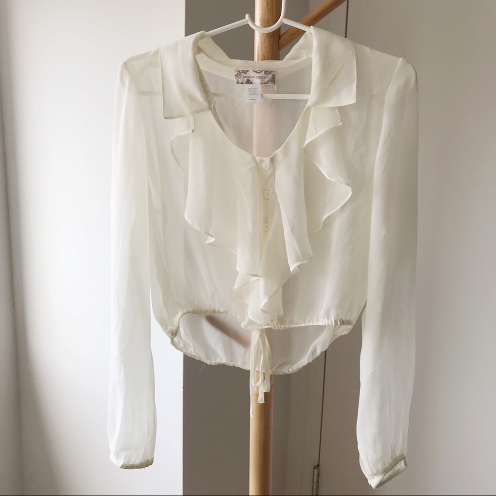 Band of gypsies crop top blouse